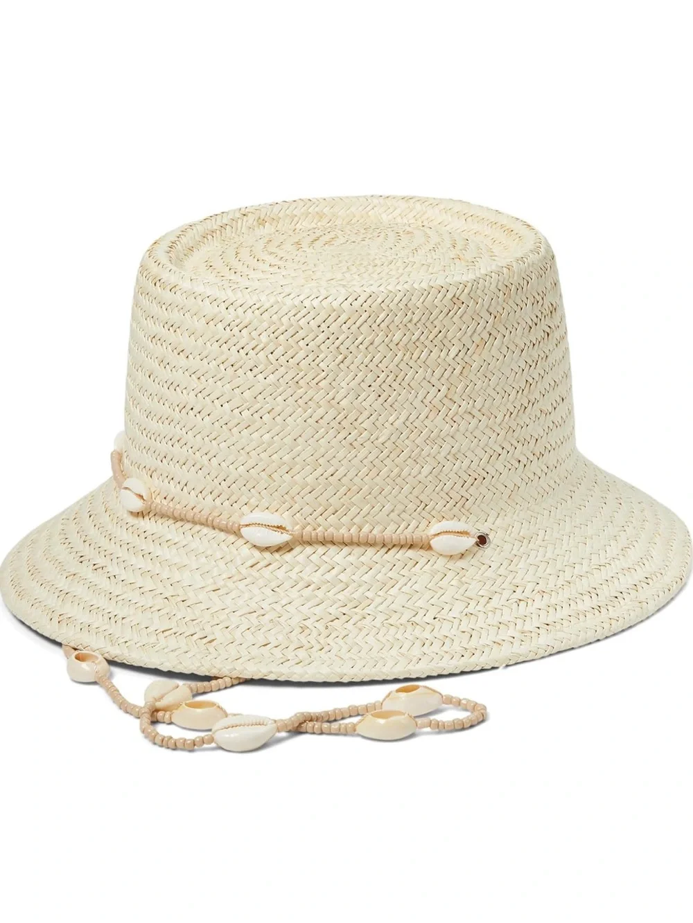 Lack of color Inca bucket hat seashells
